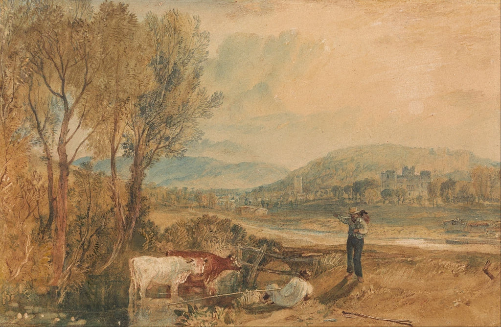 Castello di Lulworth, Dorset, 1820